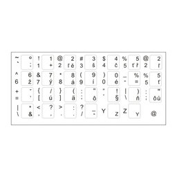 Stickers CZ / SK for black KBD | Service Pack