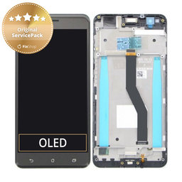 OLED/LCD Display Assembly για Asus Zenfone 3 Zoom S | ZE553KL Z01HDA | Navy Black | Service Pack