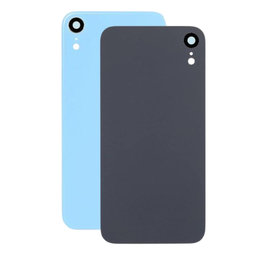 Πίσω Κάλυμμα Γυαλί με Φακό Κάμερας για iPhone XR | Μπλε | Blue