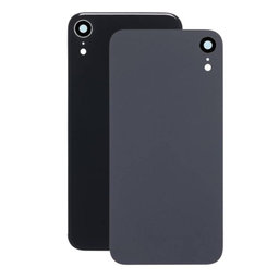 Πίσω Κάλυμμα Γυαλί με Φακό Κάμερας για iPhone XR | Μαύρο | Black