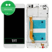 Συγκρότημα οθόνης για Huawei P9 Lite Mini, Y6 Pro (2017), Λευκό, White, Aftermarket