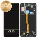 Συγκρότημα οθόνης για Samsung A9, A920F (2018), GH82-18308A, GH82-18322A, Caviar Black, Service Pack