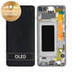 Συγκρότημα οθόνης για Samsung S10, G973F, GH82-18850A, GH82-18835A, GH82-18860A, Prism Black, Service Pack