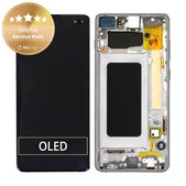 Συγκρότημα οθόνης για Samsung S10 Plus, G975F, GH82-18849A, GH82-18857A, GH82-18834A, Prism Black, Service Pack
