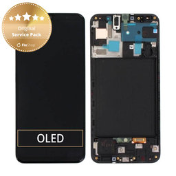 OLED/LCD Display Assembly για Samsung A50 | A505F | GH82-19204A | GH82-19713A | GH82-19714A | GH82-19289A | Black | Service Pack