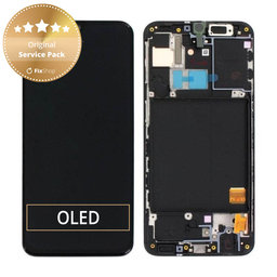 OLED/LCD Display Assembly για Samsung A40 | A405F | GH82-19672A | GH82-19674A | Black | Service Pack