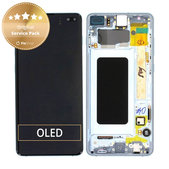Συγκρότημα οθόνης για Samsung S10 Plus, G975F, GH82-18849C, GH82-18834C, Prism Blue, Service Pack