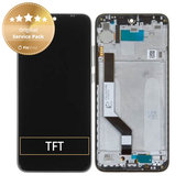 Συγκρότημα οθόνης για Xiaomi Redmi Note 7, 5606100920C7, 560610100033, 560610125033, Space Black, Service Pack