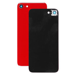 Πίσω Κάλυμμα Γυαλί με Φακό Κάμερας για iPhone 8 | Red