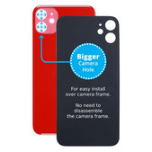 Πίσω Γυαλί με Μεγάλη Τρύπα Κάμερας για iPhone 11 | Red
