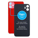 Πίσω Γυαλί με Μεγάλη Τρύπα Κάμερας για iPhone 11 | Red