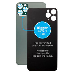 Πίσω Γυαλί με Μεγάλη Τρύπα Κάμερας για iPhone 11 Pro Max | Πράσινο | Green