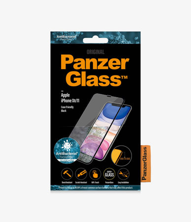 Θήκη Tempered Glass Case Friendly AB για iPhone XR & 11 | Μαύρο | Black | PanzerGlass