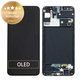 Συγκρότημα οθόνης για Samsung A30s, A307F, GH82-21189A, GH82-21190A, GH82-21191A, GH82-21329A, GH82-21385A, Prism Crush Black, Service Pack