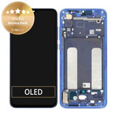 Συγκρότημα οθόνης για Xiaomi Mi 9 Lite, Aurora Blue, Service Pack