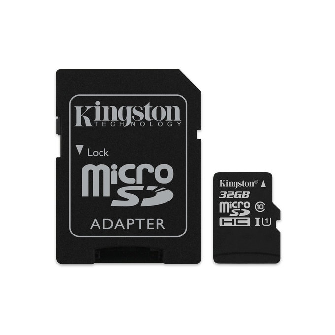 Κάρτα Μνήμης MicroSDHC Canvas Select Plus 32 GB + Αντάπτορας SD | Kingston