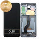 Συγκρότημα οθόνης για Samsung S20, G980F, GH82-22131A, GH82-22123A, GH82-31433A, Cosmic Gray, Service Pack