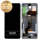 Συγκρότημα οθόνης για Samsung S20 Plus, G985F, GH82-22134E, GH82-22145E, Cosmic Gray, Service Pack