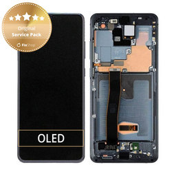 OLED/LCD Display Assembly για Samsung S20 Ultra | G988F | GH82-22271A | GH82-22327A | Cosmic Black | Service Pack