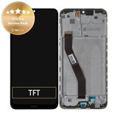 Συγκρότημα οθόνης για Xiaomi Redmi 8, Redmi 8A, Onyx Black, Service Pack