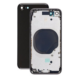 Πίσω Κάλυμμα για iPhone SE (2nd Gen 2020) | Μαύρο | Black