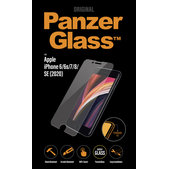 Σκληρυμένο γυαλί για iPhone 6, 6s, 7, 8, SE 2020, Standard Fit, Transparent, PanzerGlass