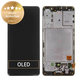 Συγκρότημα οθόνης για Samsung A41, A415F, GH82-22860A, GH82-23019A, Prism Crush Black, Service Pack