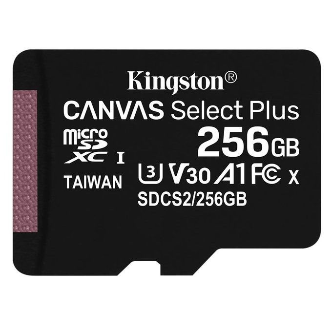 Κάρτα Μνήμης MicroSDXC Canvas Select Plus 256 GB | Kingston