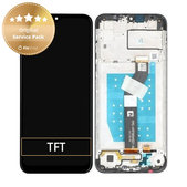 Συγκρότημα οθόνης για Motorola Moto G8 Power Lite, Μαύρο, Black, Service Pack