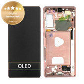 Συγκρότημα οθόνης για Samsung Note 20, N980B, GH82-23495B, GH82-23733B, Mystic Bronze, Service Pack