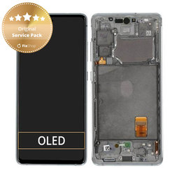OLED/LCD Display Assembly για Samsung S20 FE | G780F | GH82-24220B | GH82-24219B | GH82-31328B | GH82-31329B | Cloud White | Service Pack