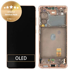 OLED/LCD Display Assembly για Samsung S20 FE | G780F | GH82-24219F | GH82-31328F | GH82-31329F | GH82-24220F | Cloud Orange | Service Pack