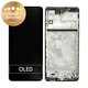 Συγκρότημα οθόνης για Samsung M51, M515F, GH82-23568A, GH82-24168A, GH82-24166A, Celestial Black, Service Pack