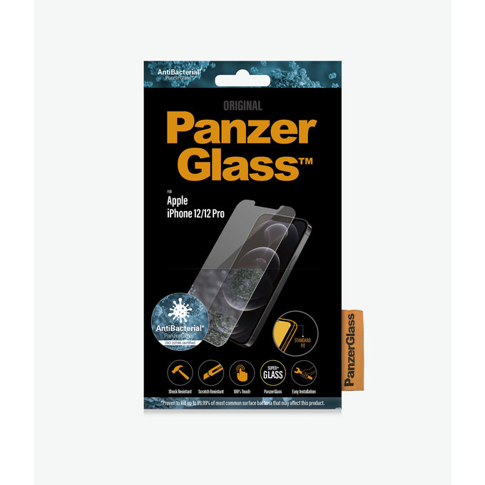 Θήκη Tempered Glass Standard Fit AB για iPhone 12 & 12 Pro | Transparent | PanzerGlass