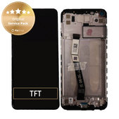 Συγκρότημα οθόνης για Xiaomi Redmi Note 9, Midnight Grey, Service Pack