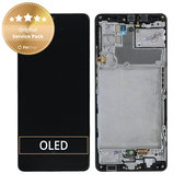 Συγκρότημα οθόνης για Samsung A42 5G, A426B, GH82-24375A, GH82-24376A, Prism Dot Black, Service Pack
