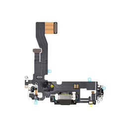 Επαφές Φόρτισης + Καλώδιο Flex για iPhone 12 | 12 Pro | Μαύρο | Black