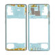 Μεσαίο Πλαίσιο για Samsung A71 A715F | Prism Crush Blue | GH98-44756C | Genuine Service Pack