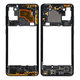 Μεσαίο Πλαίσιο για Samsung A21s A217F | GH97-24663A | Μαύρο | Black | Genuine Service Pack