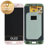 Οθόνη με οθόνη αφής για Samsung J5, J530F (2017), GH97-20738D, GH97-20880D, Pink, Service Pack