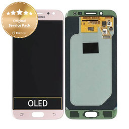 OLED/LCD Display με Touch Screen για Samsung J5 | J530F (2017) | GH97-20738D | GH97-20880D | Pink | Service Pack