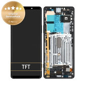 Συγκρότημα οθόνης για Sony Xperia 1 II, Μαύρο, Black, Service Pack