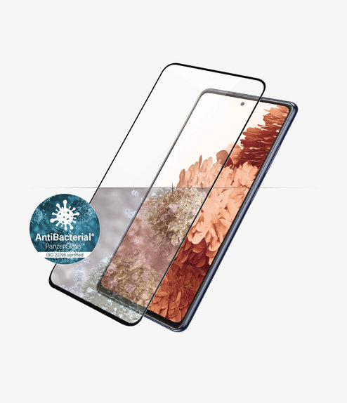 Σκληρυμένο γυαλί για Samsung S21+, Fingerprint komp., Case Friendly AB, Μαύρο, Black, PanzerGlass