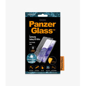 Σκληρυμένο γυαλί για Samsung S21 Ultra, Fingerprint komp., Case Friendly AB, Μαύρο, Black, PanzerGlass