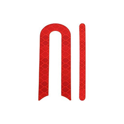 Αντανακλαστικά Αυτοκόλλητα Πλήρες Σετ για Xiaomi Mi Electric Scooter 2 M365 | Κόκκινο