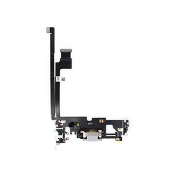 Επαφές Φόρτισης + Καλώδιο Flex για iPhone 12 Pro Max | Ασημί | Silver