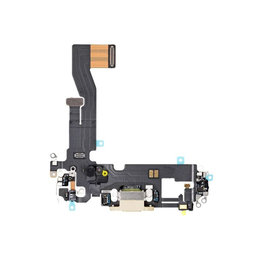 Επαφές Φόρτισης + Καλώδιο Flex για iPhone 12 | 12 Pro | Χρυσαφί | Gold