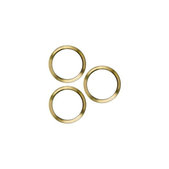 Πλαίσιο Φακού Πίσω Κάμερας για iPhone 12 Pro | Χρυσαφί | Gold | 3τμχ