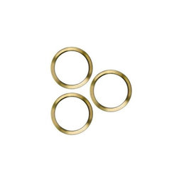 Πλαίσιο Φακού Πίσω Κάμερας για iPhone 12 Pro Max | Χρυσαφί | Gold | 3τμχ
