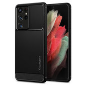 Θήκη Rugged Armor για Samsung S21 Ultra, Μαύρο, Black, Spigen